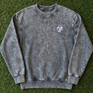 "Concrete Jungle" Acid-Wash Sweatshirt